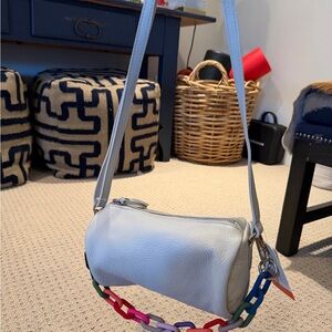 NWT Debbie Katz Authentic Leather Shoulder Bag